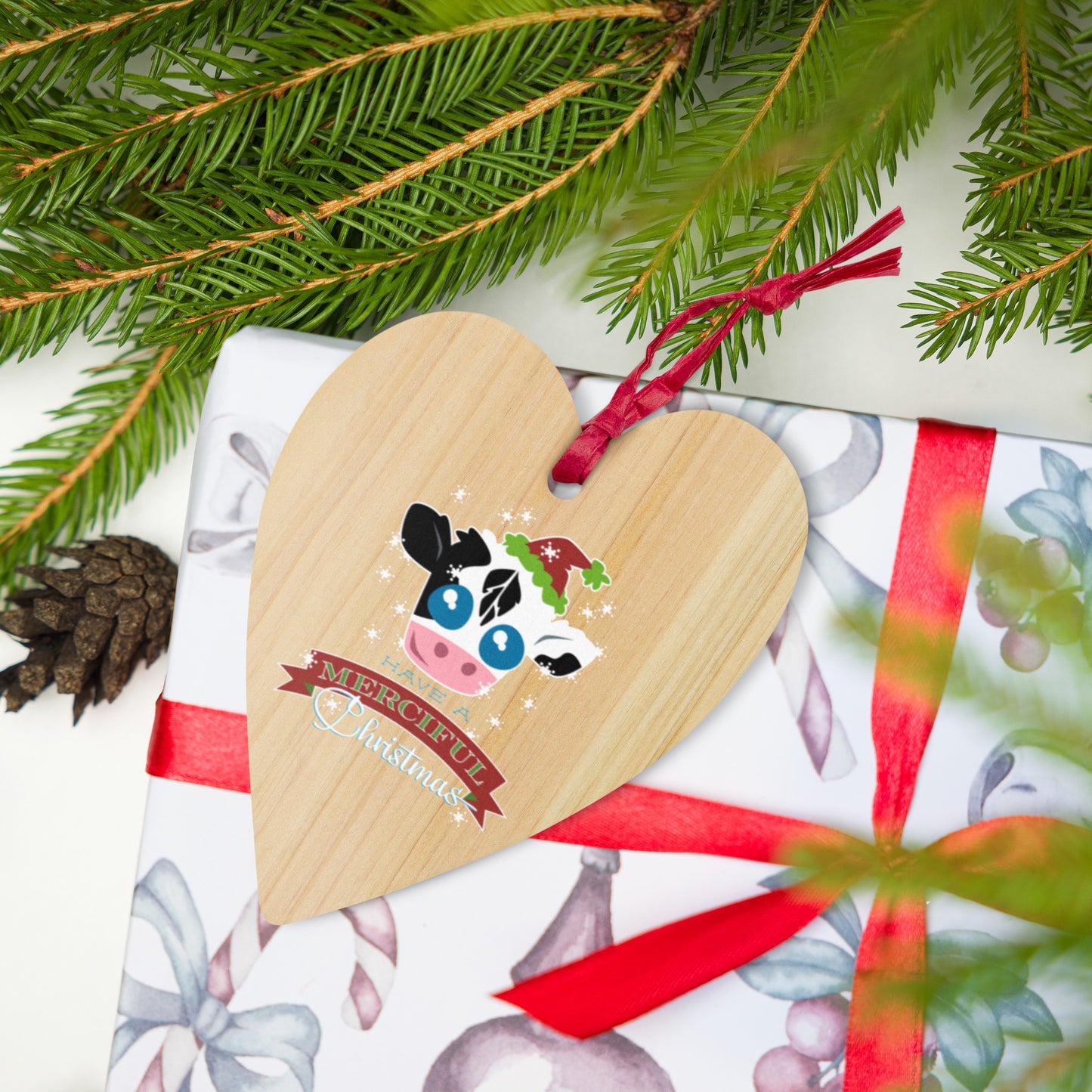 MERCY CHRISTMAS / magnetic ornament