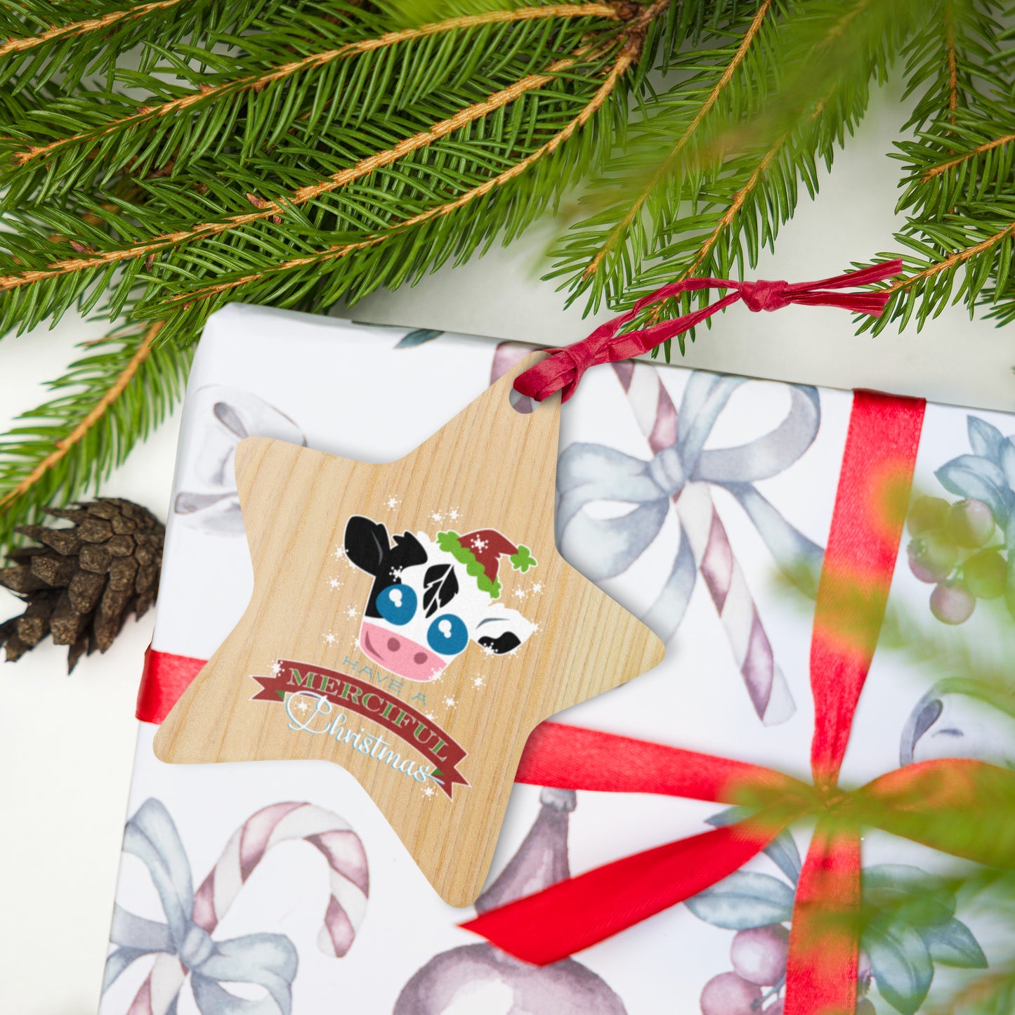 MERCY CHRISTMAS / magnetic ornament