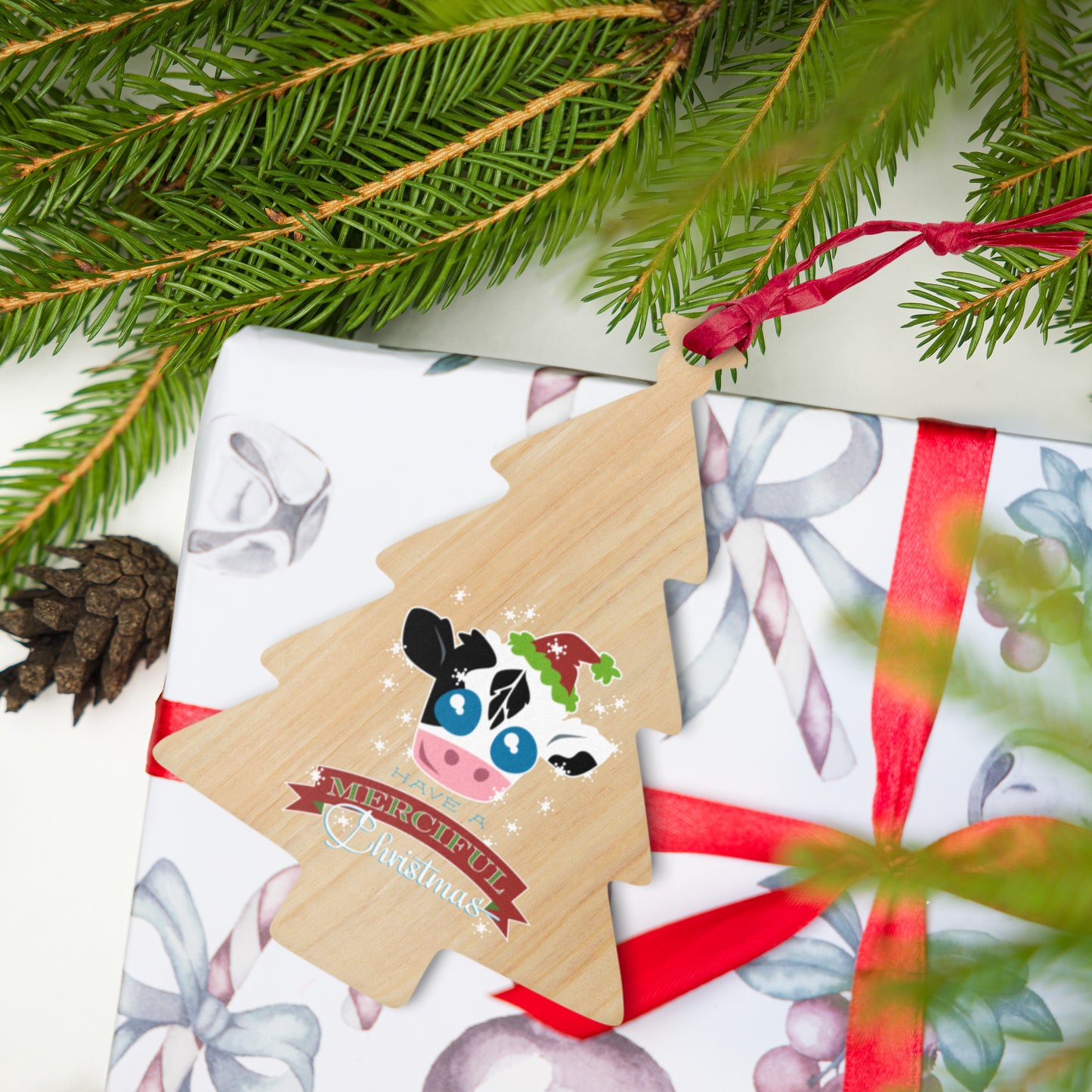 MERCY CHRISTMAS / magnetic ornament