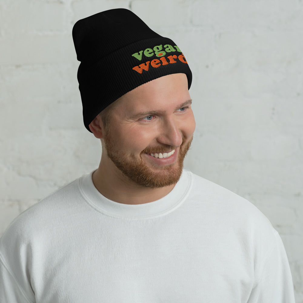 VEGAN WEIRDO / cuffed beanie
