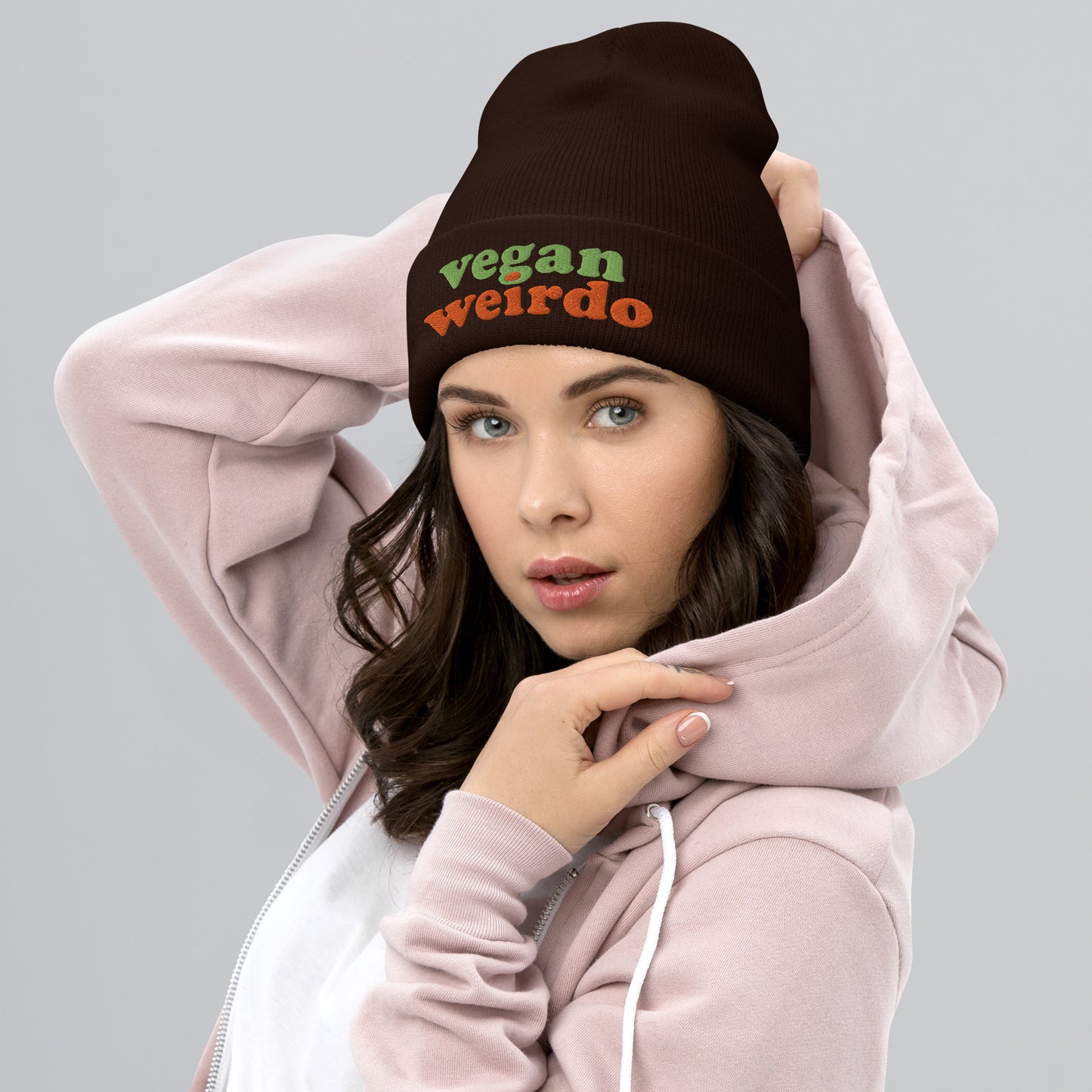 VEGAN WEIRDO / cuffed beanie