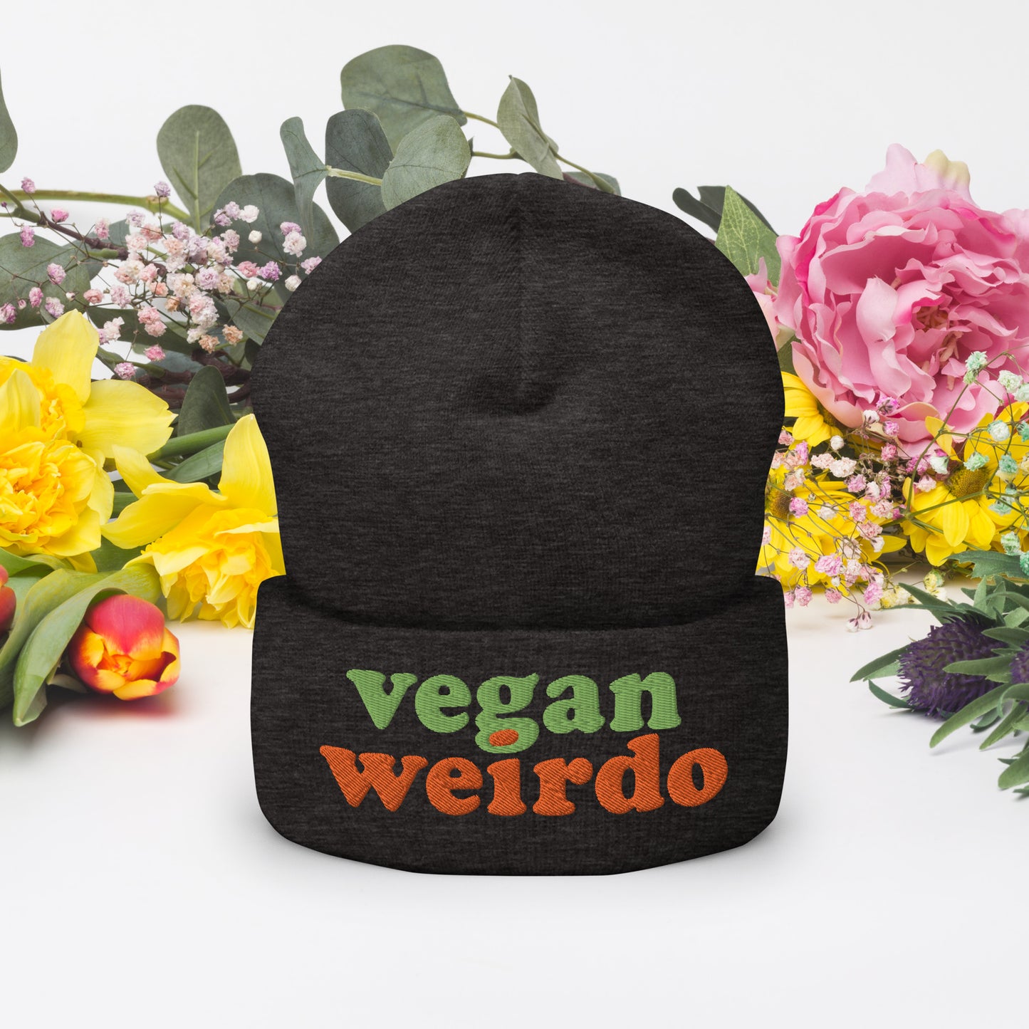 VEGAN WEIRDO / cuffed beanie