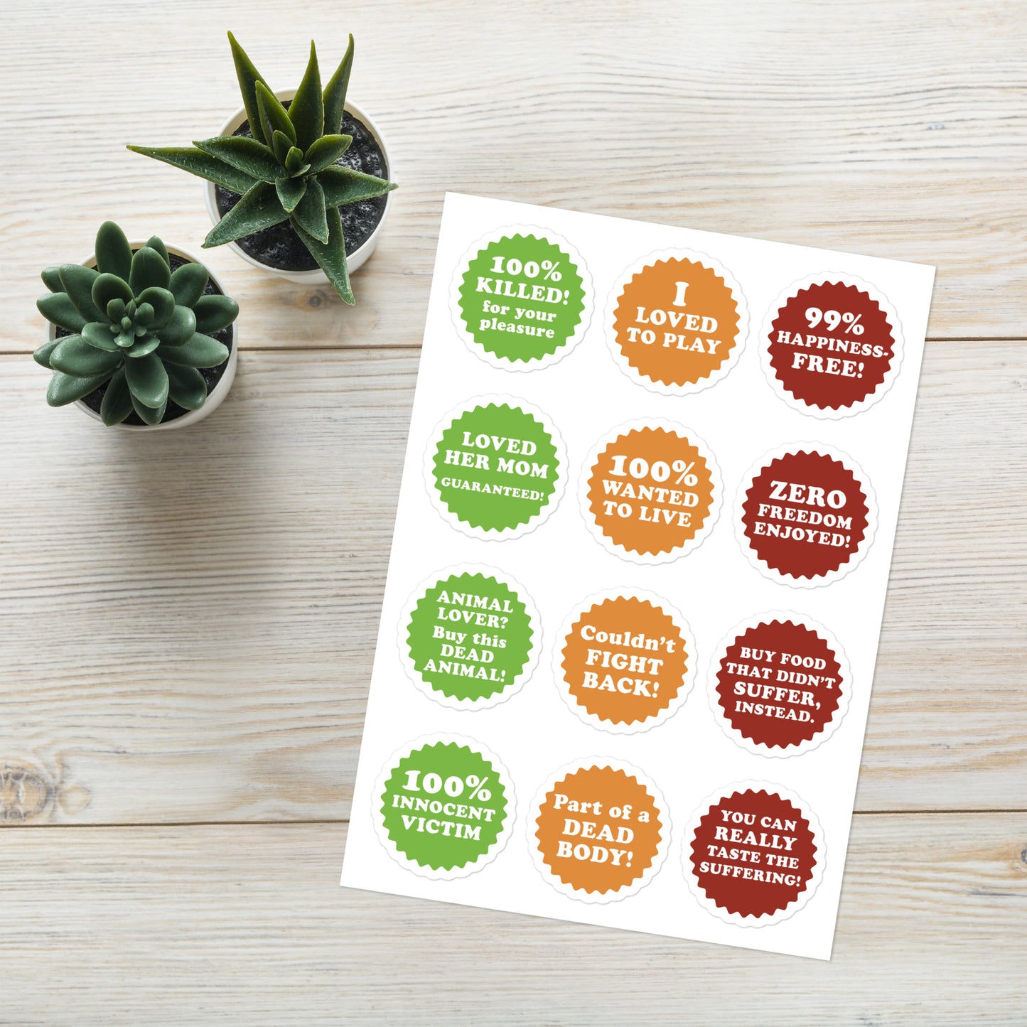 TOTALLY NOT STICKERS FOR MEAT PACKAGES