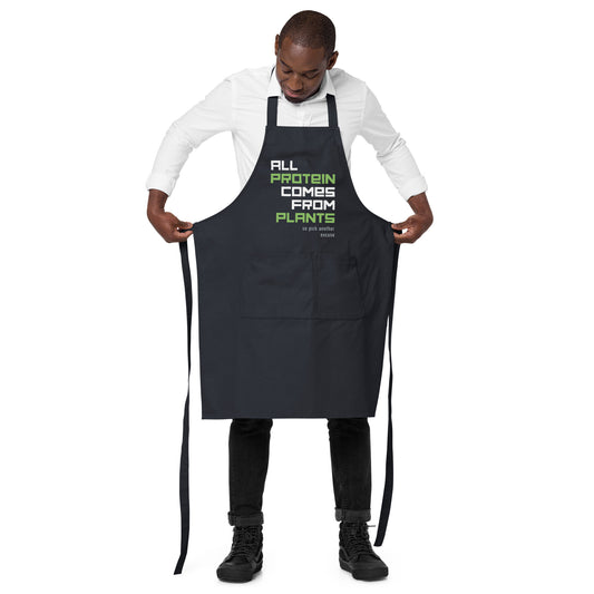 BUT WHERE DO YOU GET YOUR PROTEIN? / apron