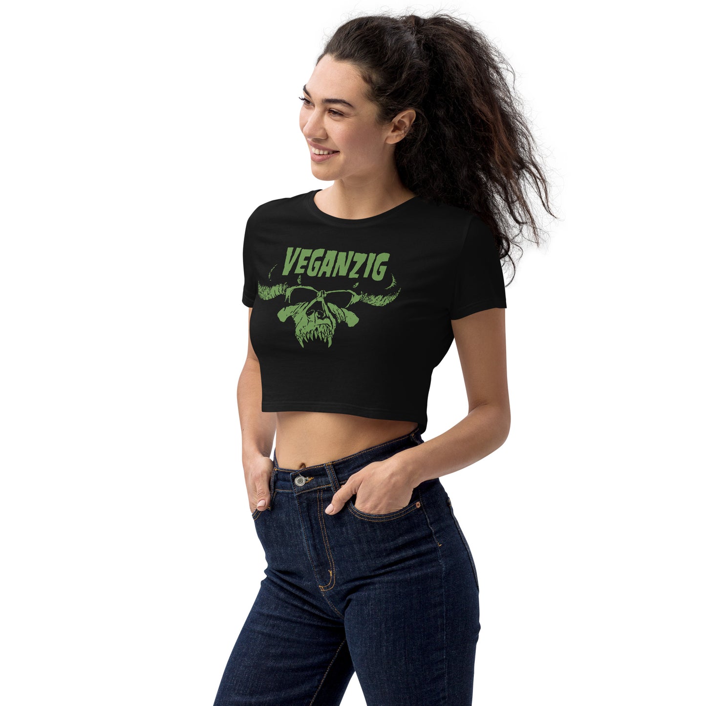 VEGANZIG / organic crop top