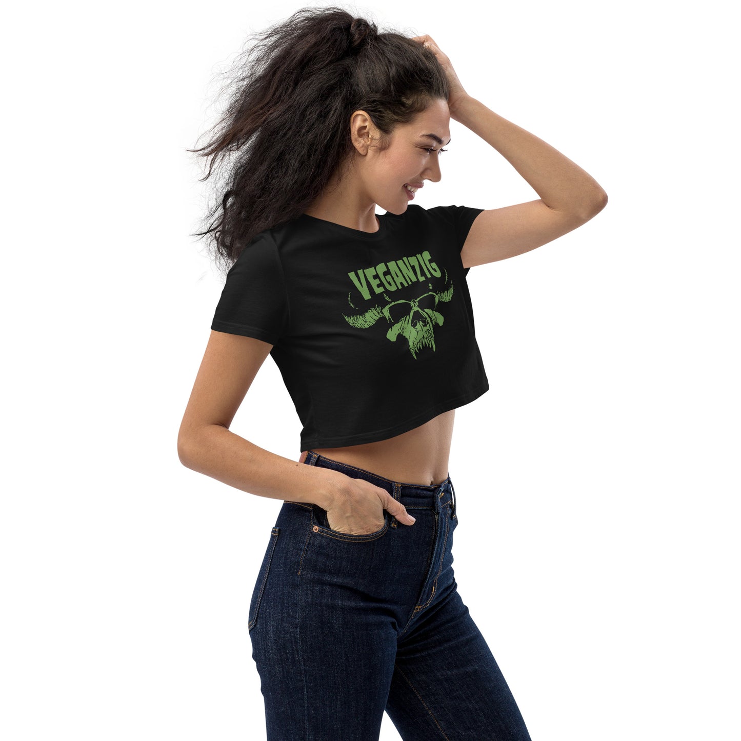 VEGANZIG / organic crop top