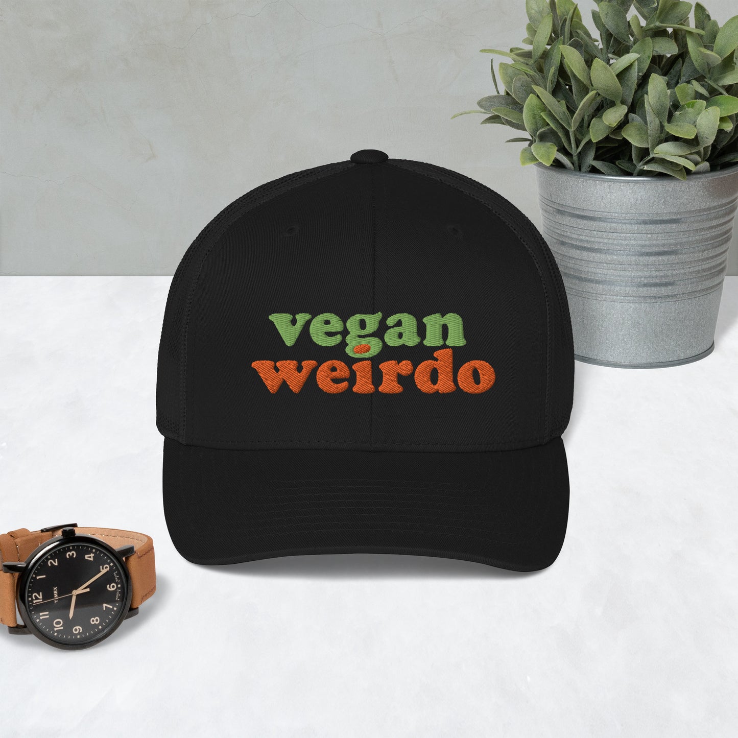 VEGAN WEIRDO / trucker hat