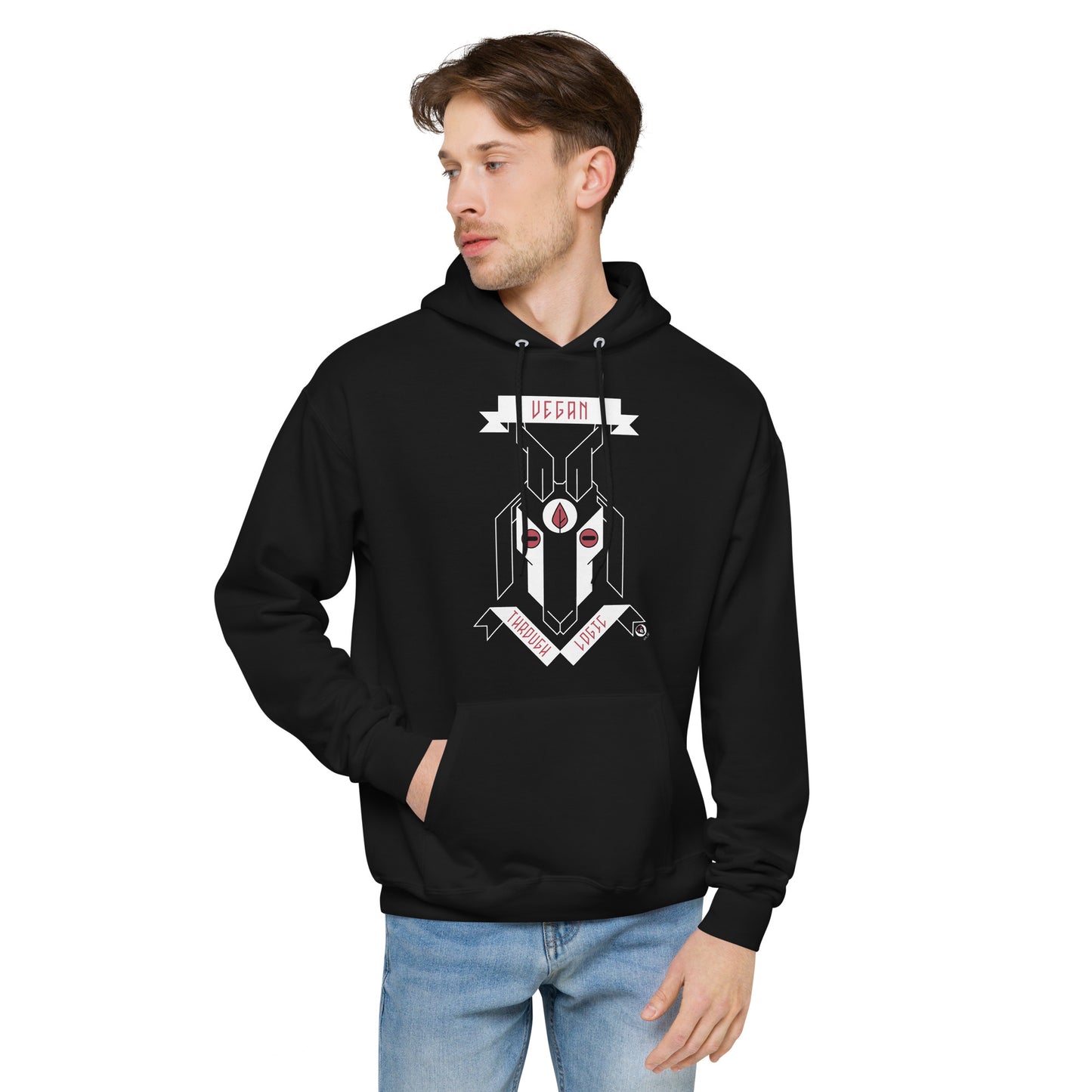 THE GOAT OF LOGICAL VEGANISM / unisex hoodie / black