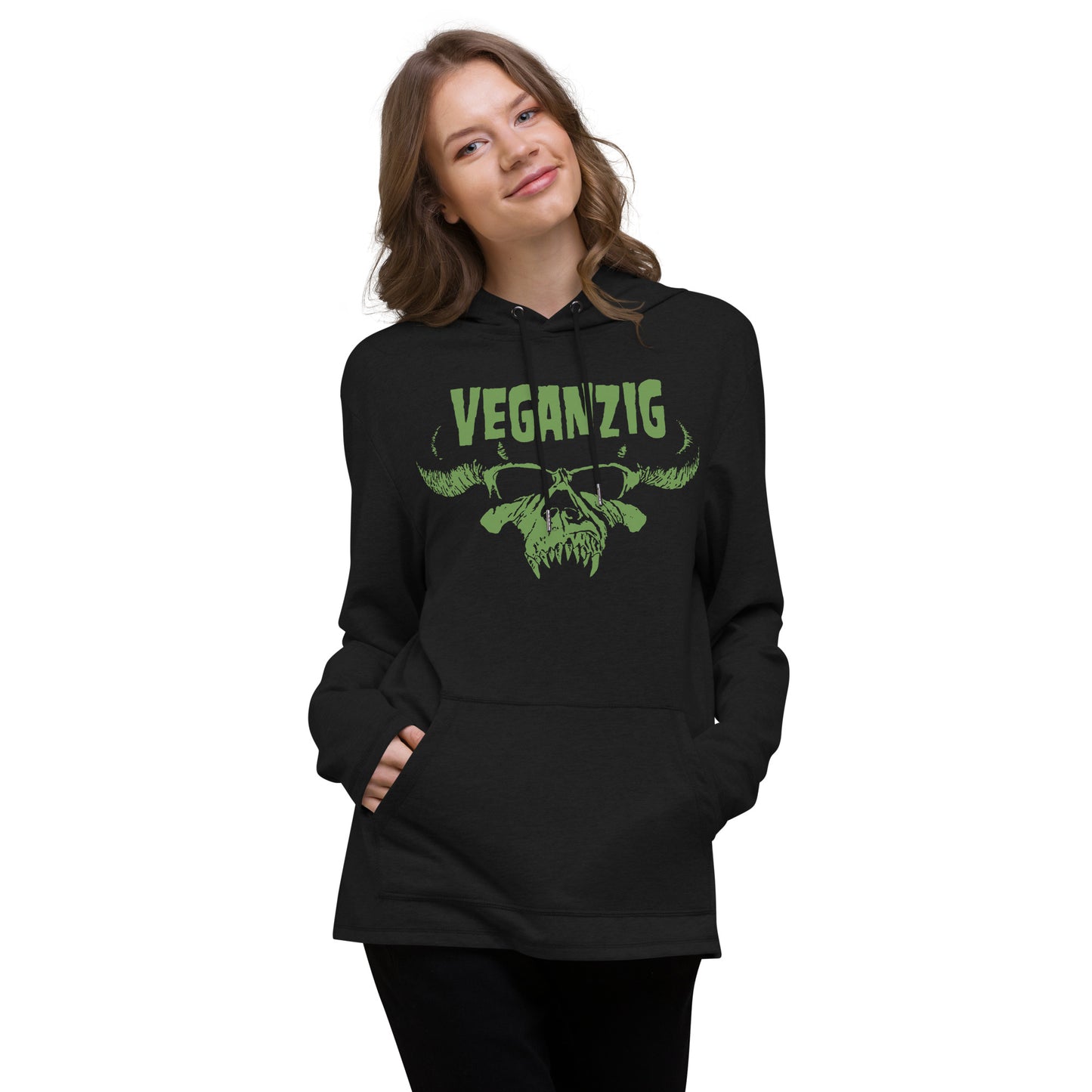 VEGANZIG / unisex light hoodie
