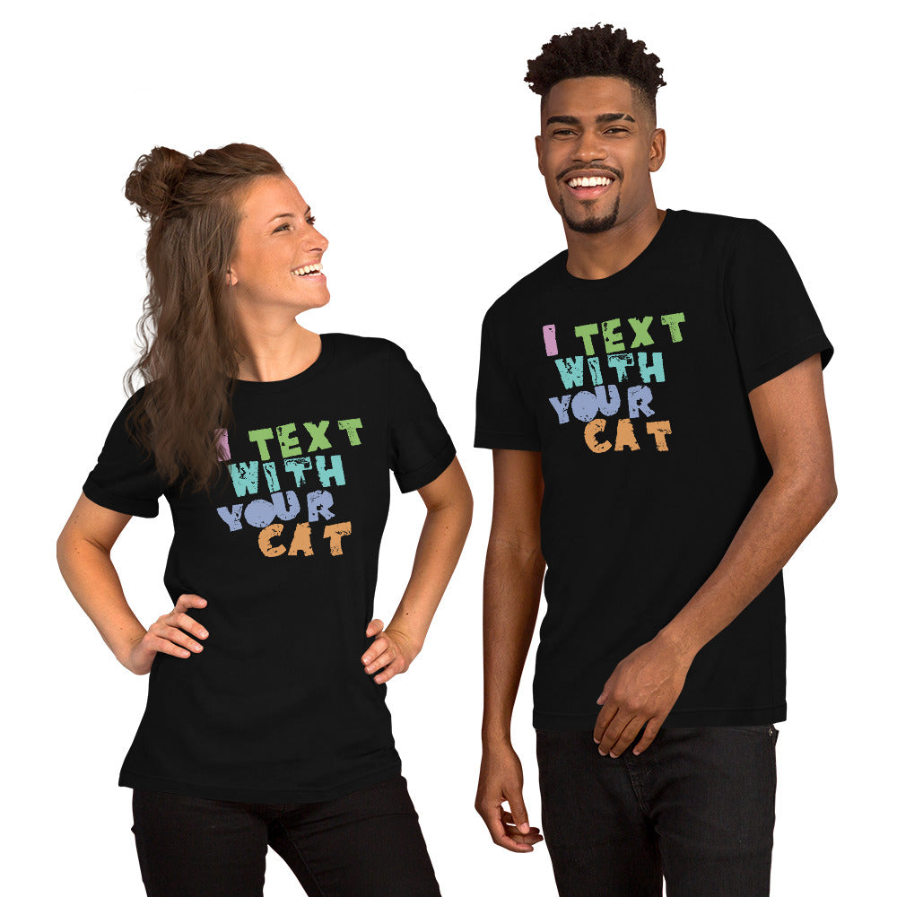 CAT TEXTER / unisex tee / colors