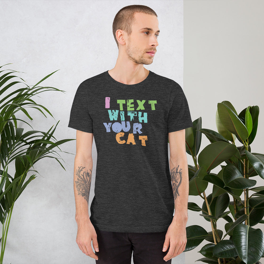 CAT TEXTER / unisex tee / colors