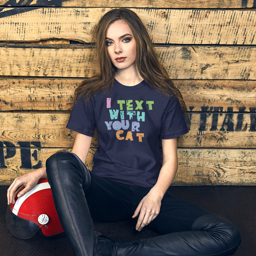 CAT TEXTER / unisex tee / colors