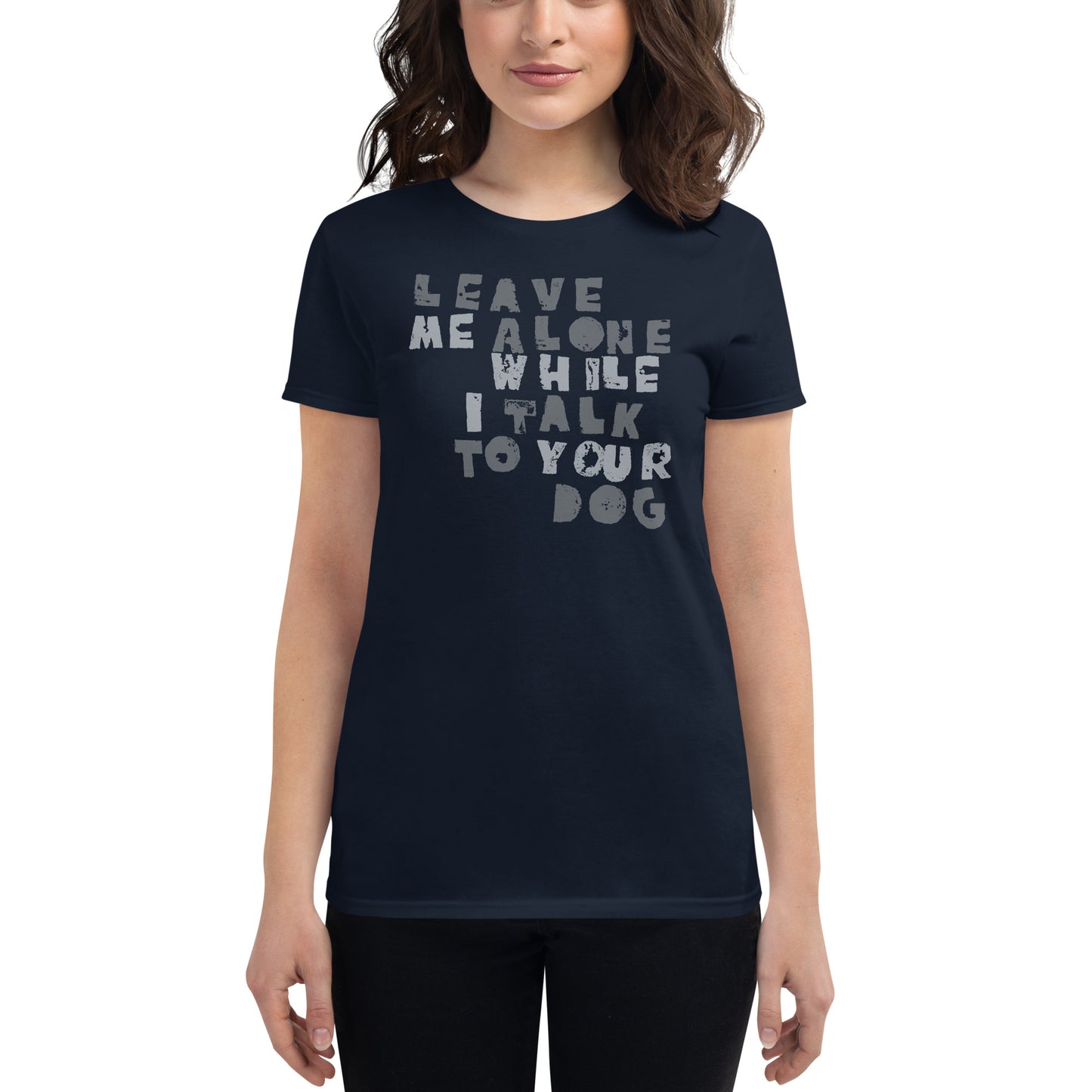 DOGTROVERT / women's tee / greys