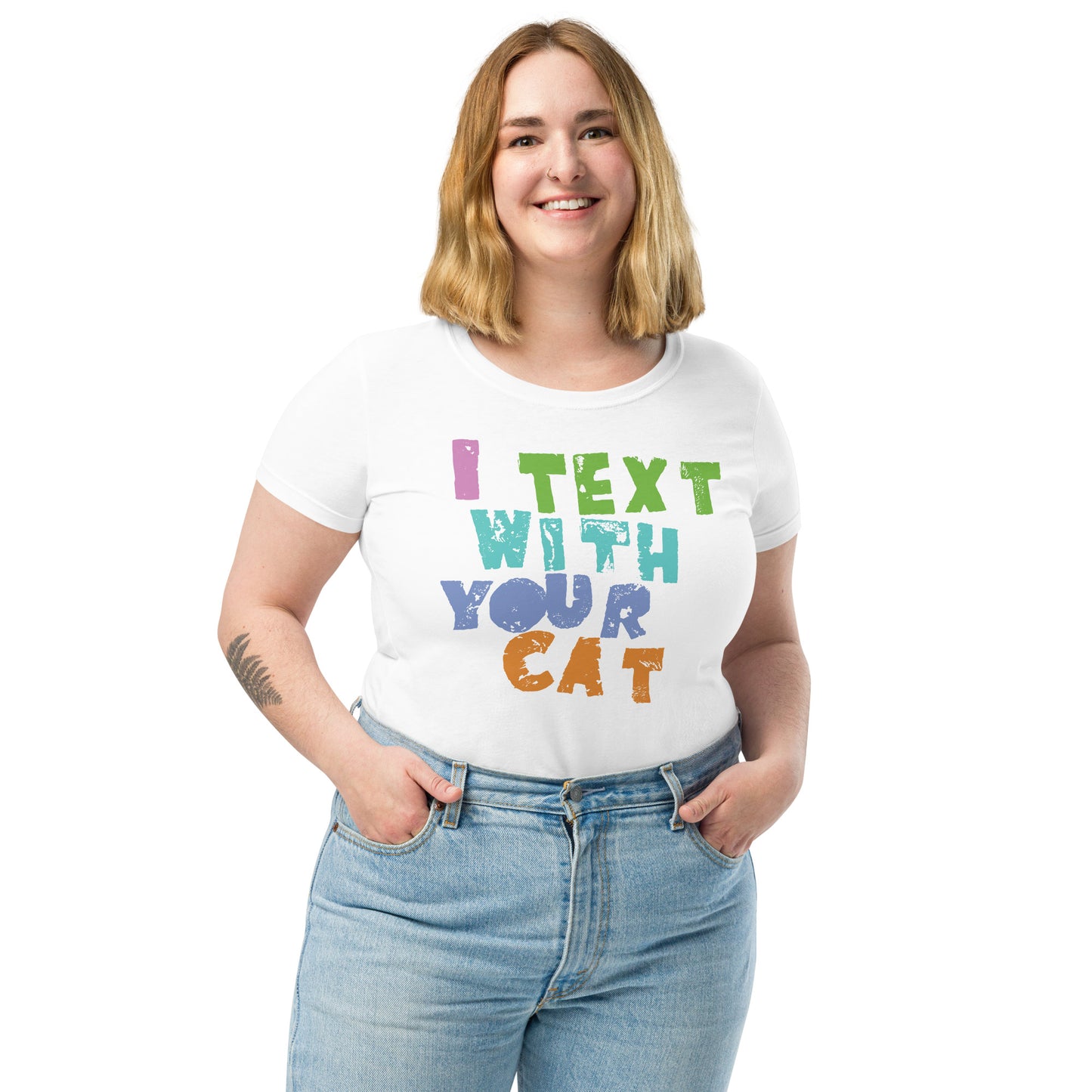 CAT TEXTER / women's tee / colors