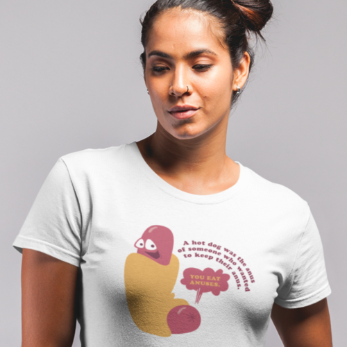 CHEEKY ANUS / women's tee