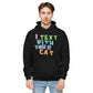 CAT TEXTER / unisex hoodie / colors
