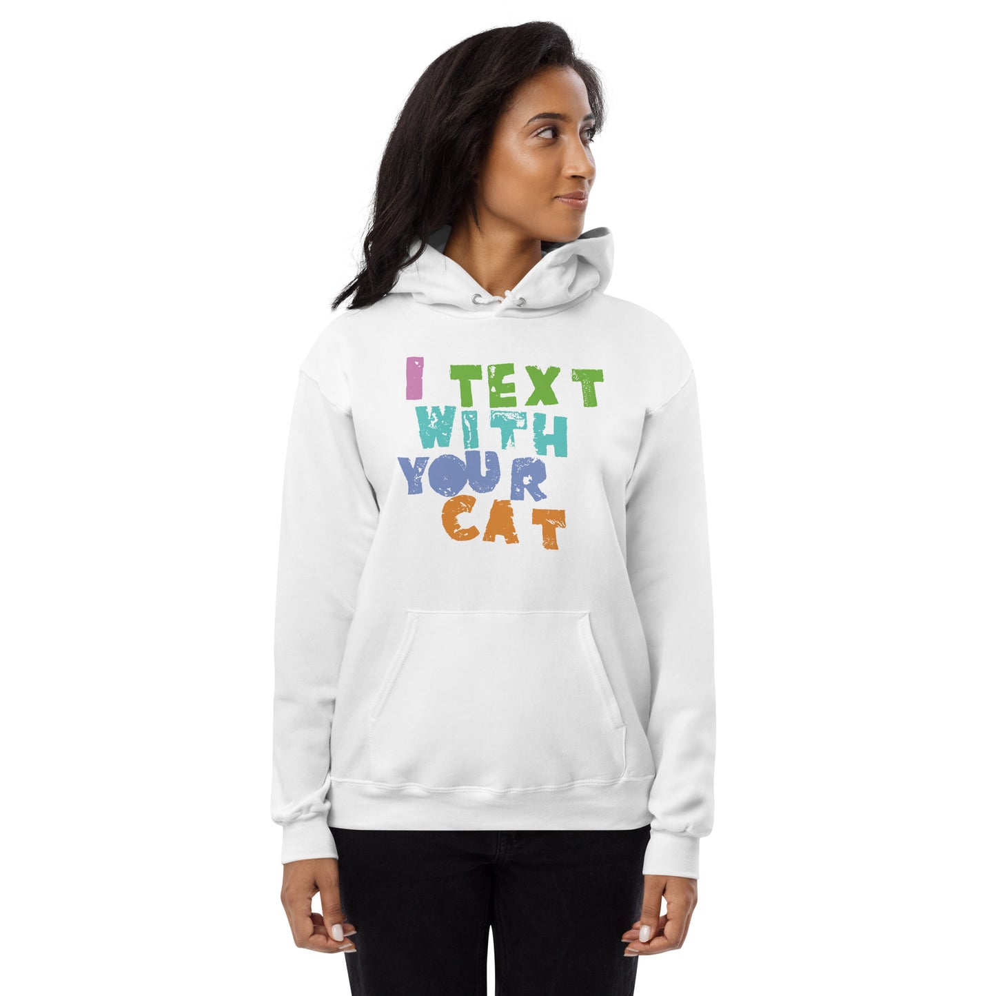 CAT TEXTER / unisex hoodie / colors