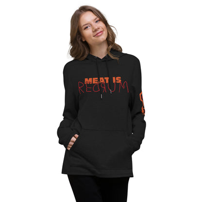 MEAT IS REDRUM / unisex light hoodie