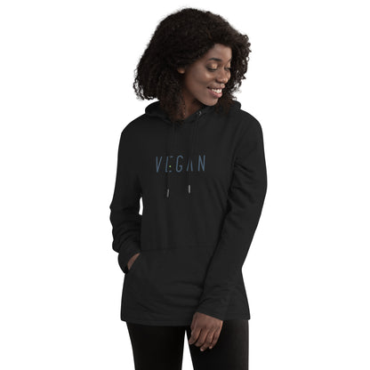 SUBTLE VEGAN [dark] / unisex light hoodie