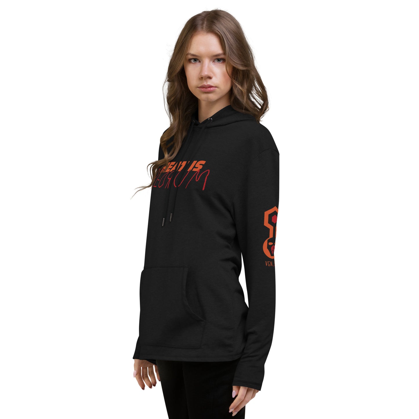 MEAT IS REDRUM / unisex light hoodie