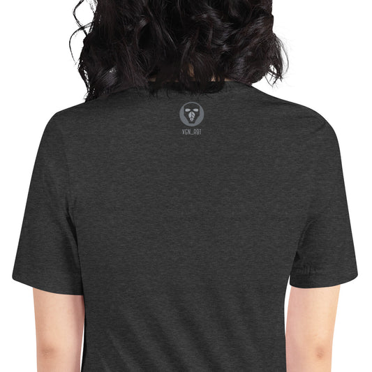CAT TEXTER / unisex tee / greys