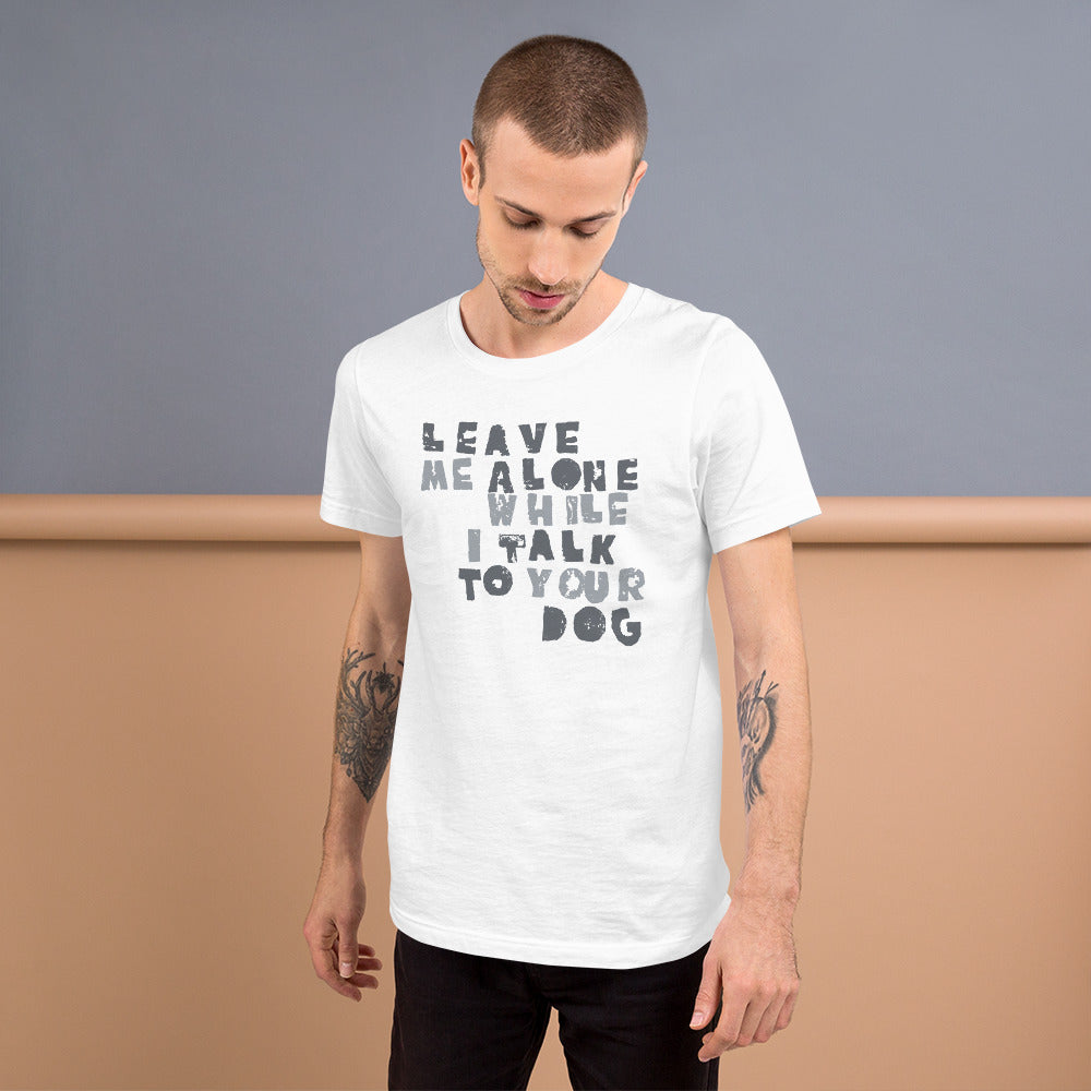 DOGTROVERT / unisex tee / greys