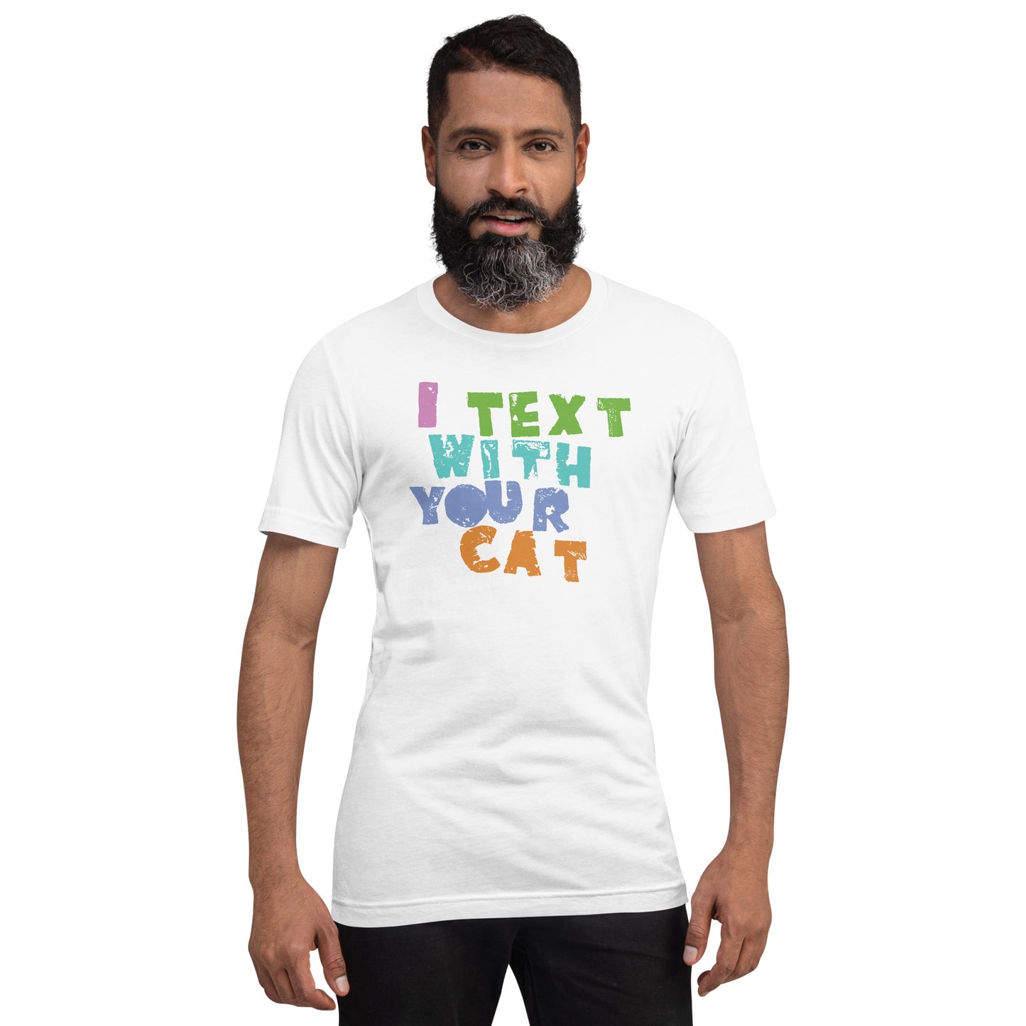 CAT TEXTER / unisex tee / colors