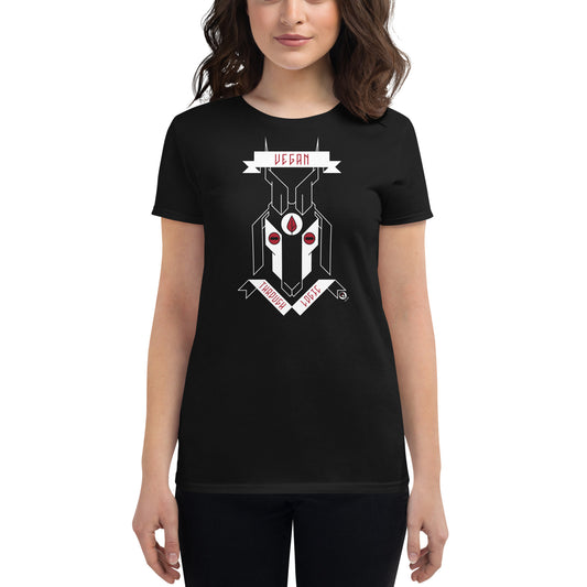 THE GOAT OF LOGICAL VEGANISM / women's tee / black