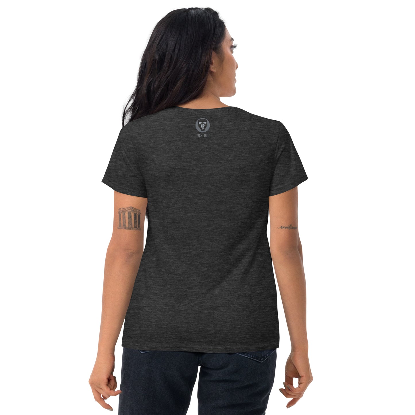 CAT TEXTER / women's tee / greys