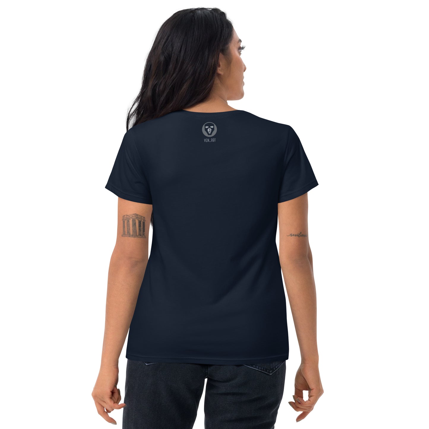 CAT TEXTER / women's tee / greys