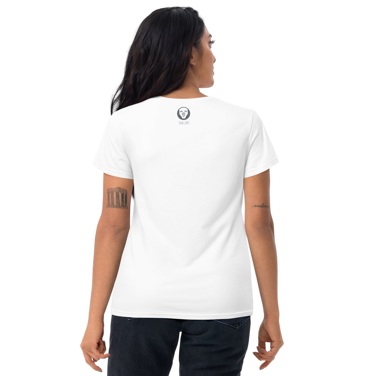 CAT TEXTER / women's tee / greys